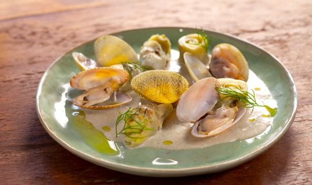 Vongole al funghi